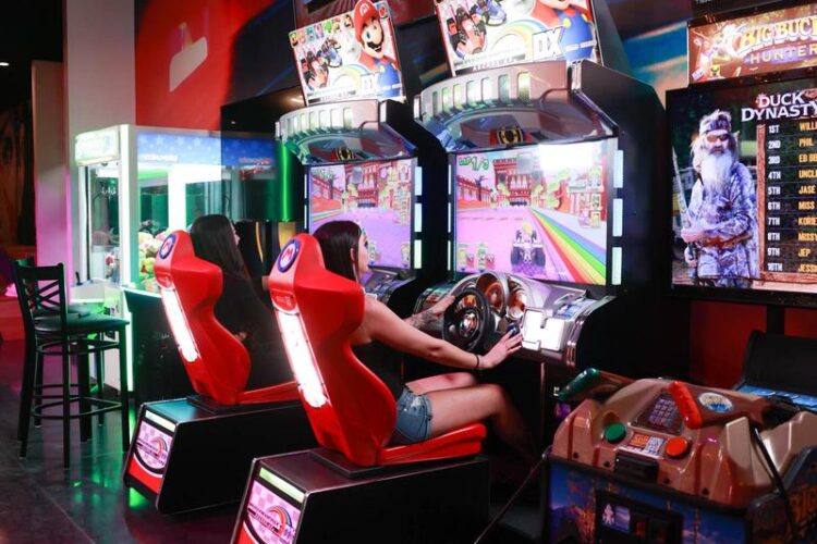 Mario Kart DX, one of the most popular driving arcade games we sell.